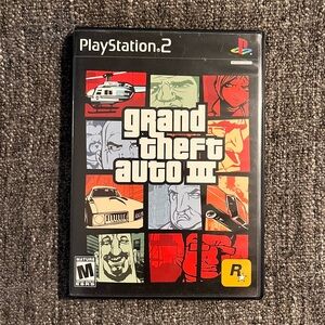 Grand‎ Theft Auto III Sony Playstation 2 PS2 Game